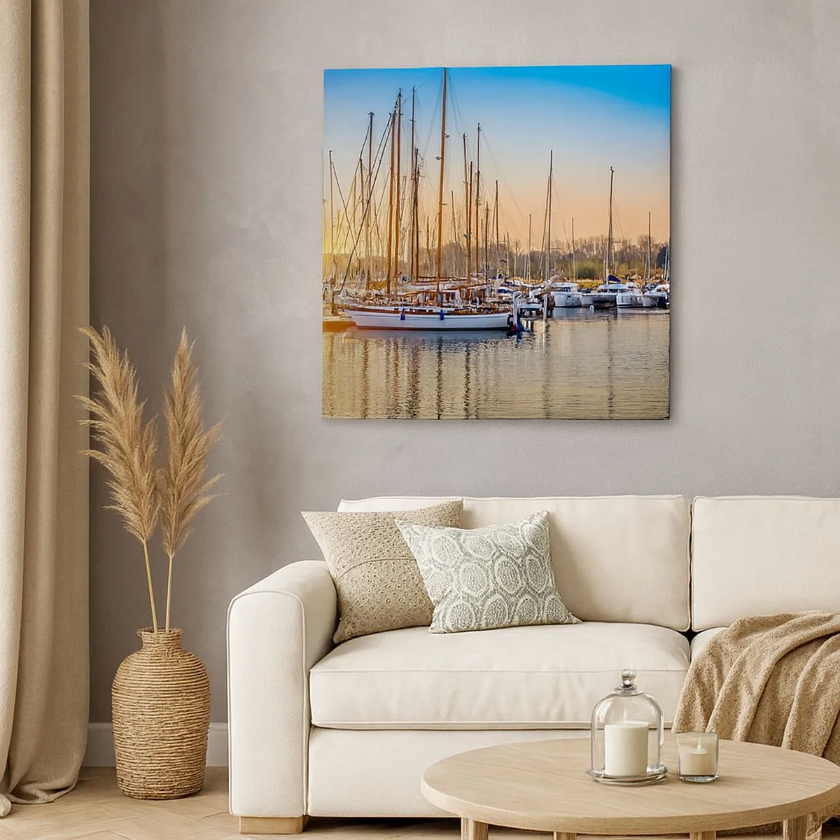 Tablou pe pânză - Vântul trebuie să doarmă și el - 30x30 cm