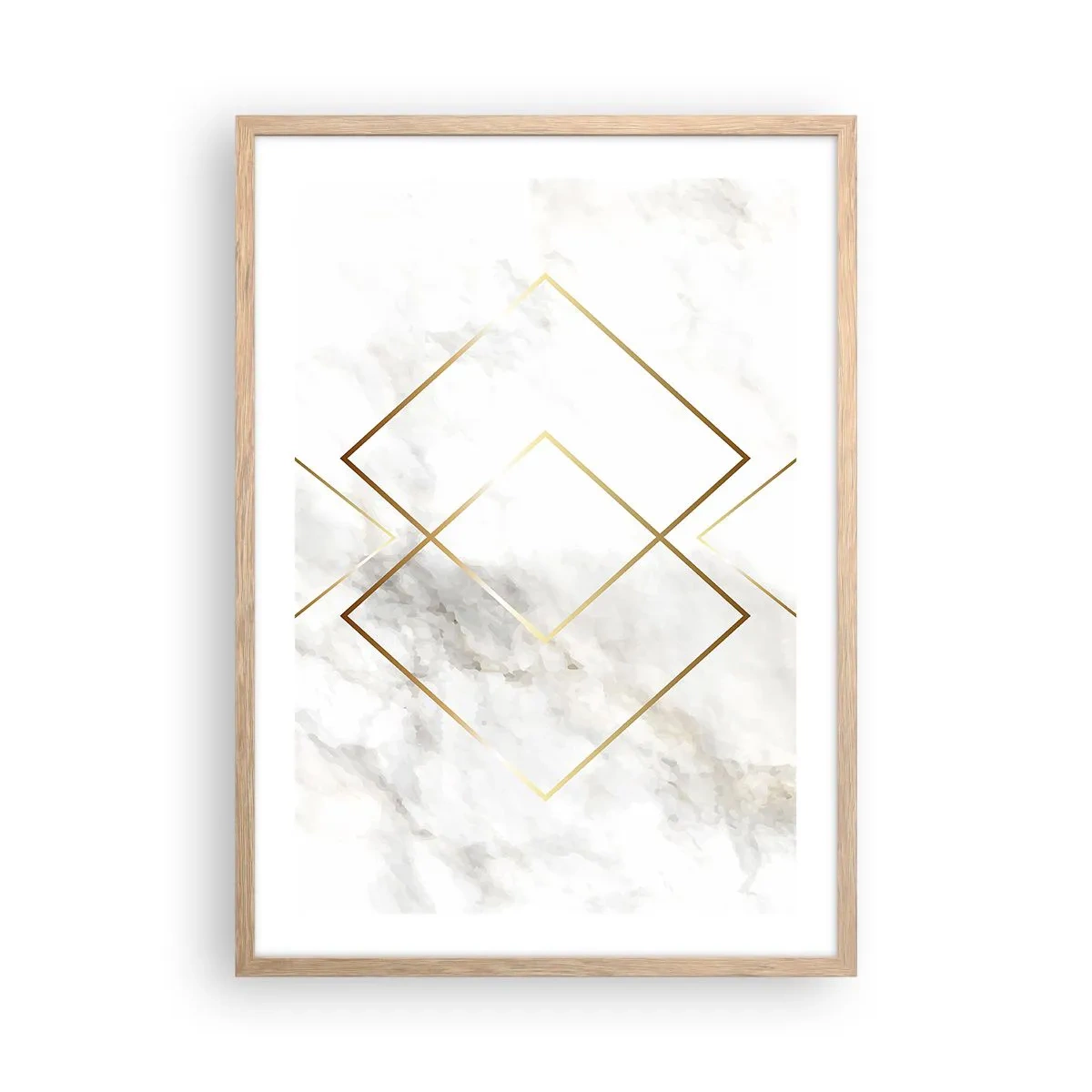 Poster în ramă de stejar deschis - Vedere spre infinit - 50x70 cm