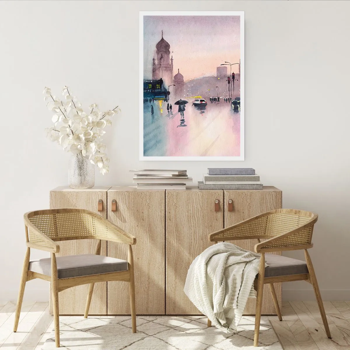Poster - Într-o ceață ploioasă - 40x50 cm