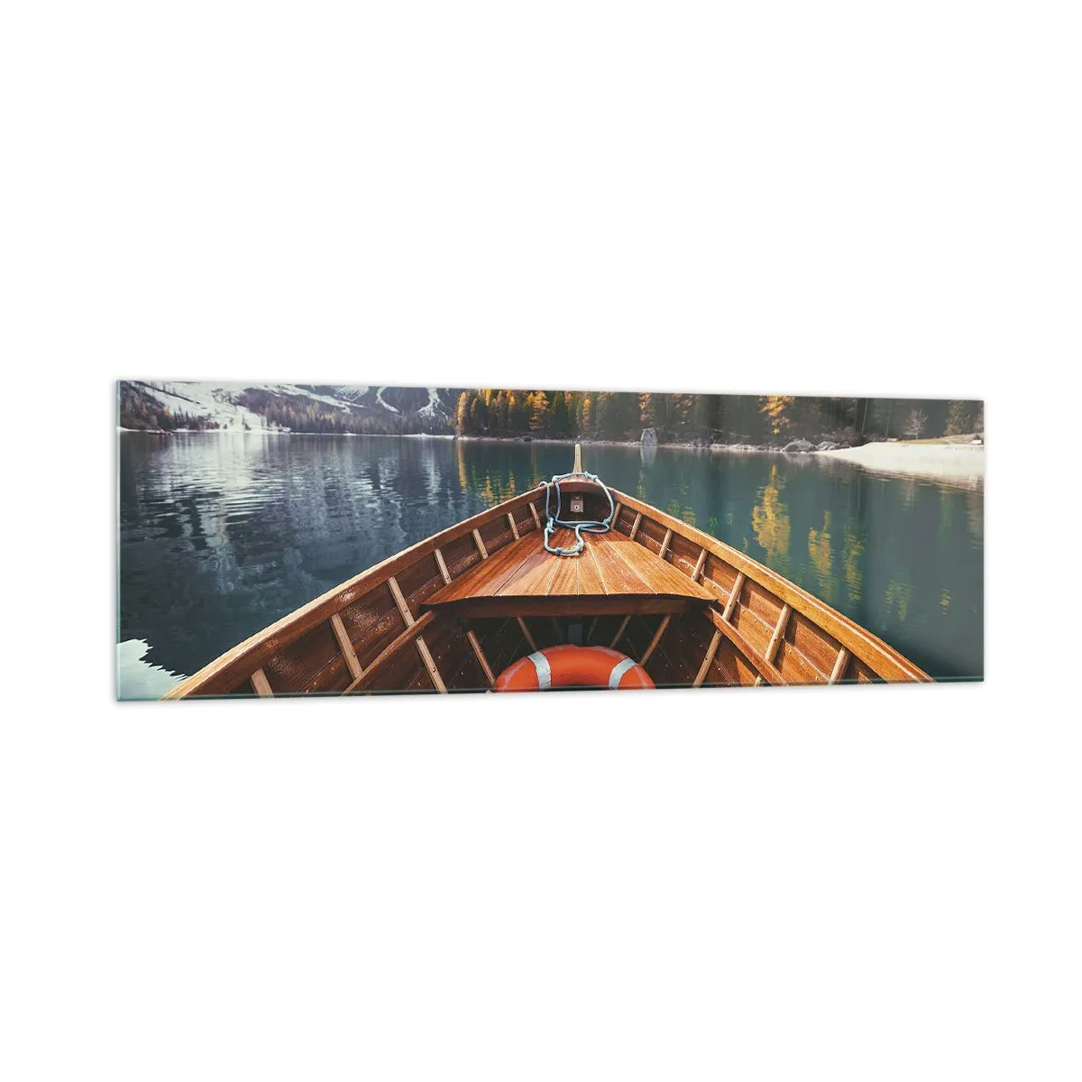 Tablou pe sticlă - Excursie pe munte - 160x50 cm