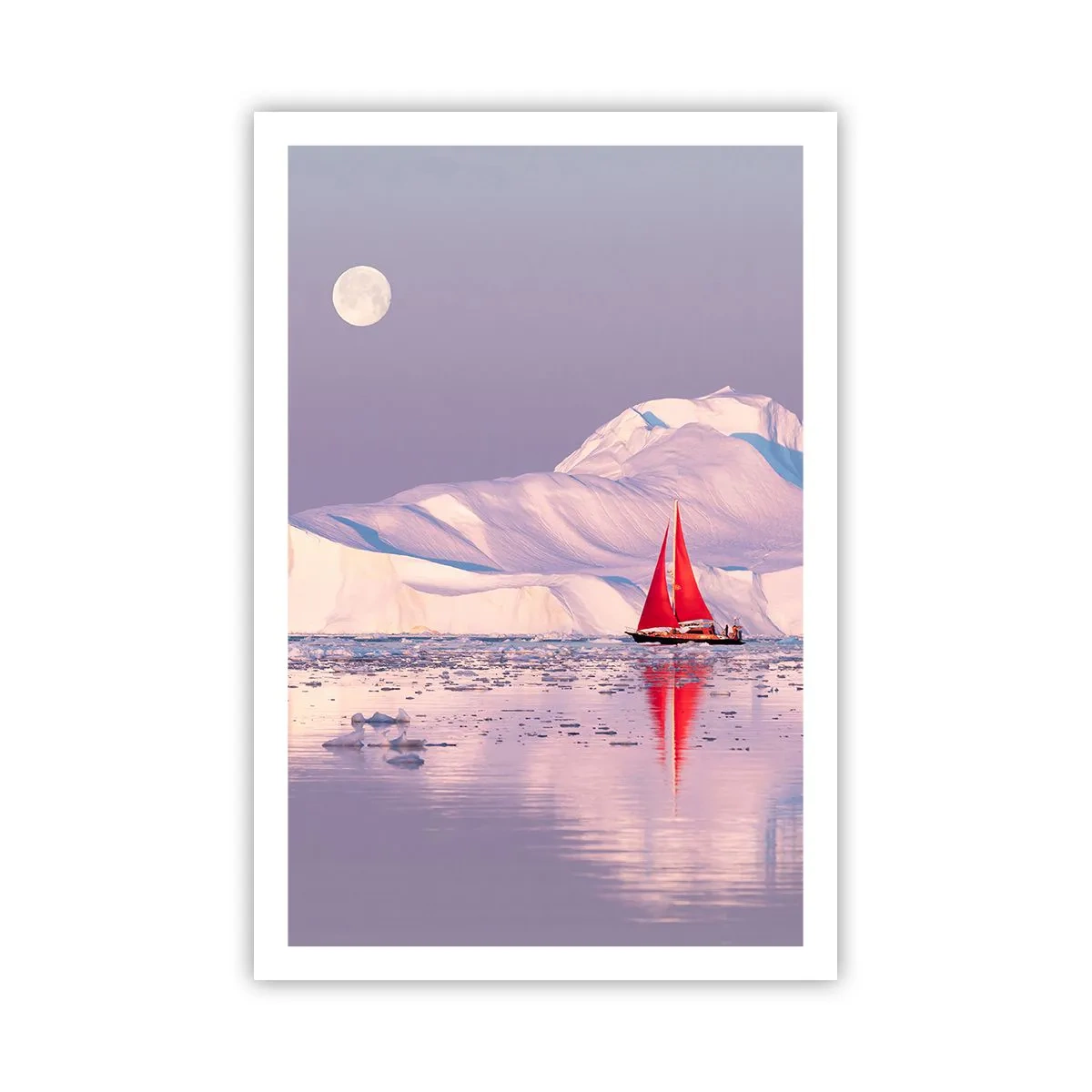 Poster - Căldura pânzei, frigul gheții - 61x91 cm