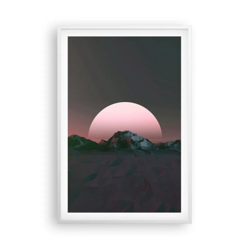 Poster în ramă albă - Într-o galaxie învecinată - 61x91 cm