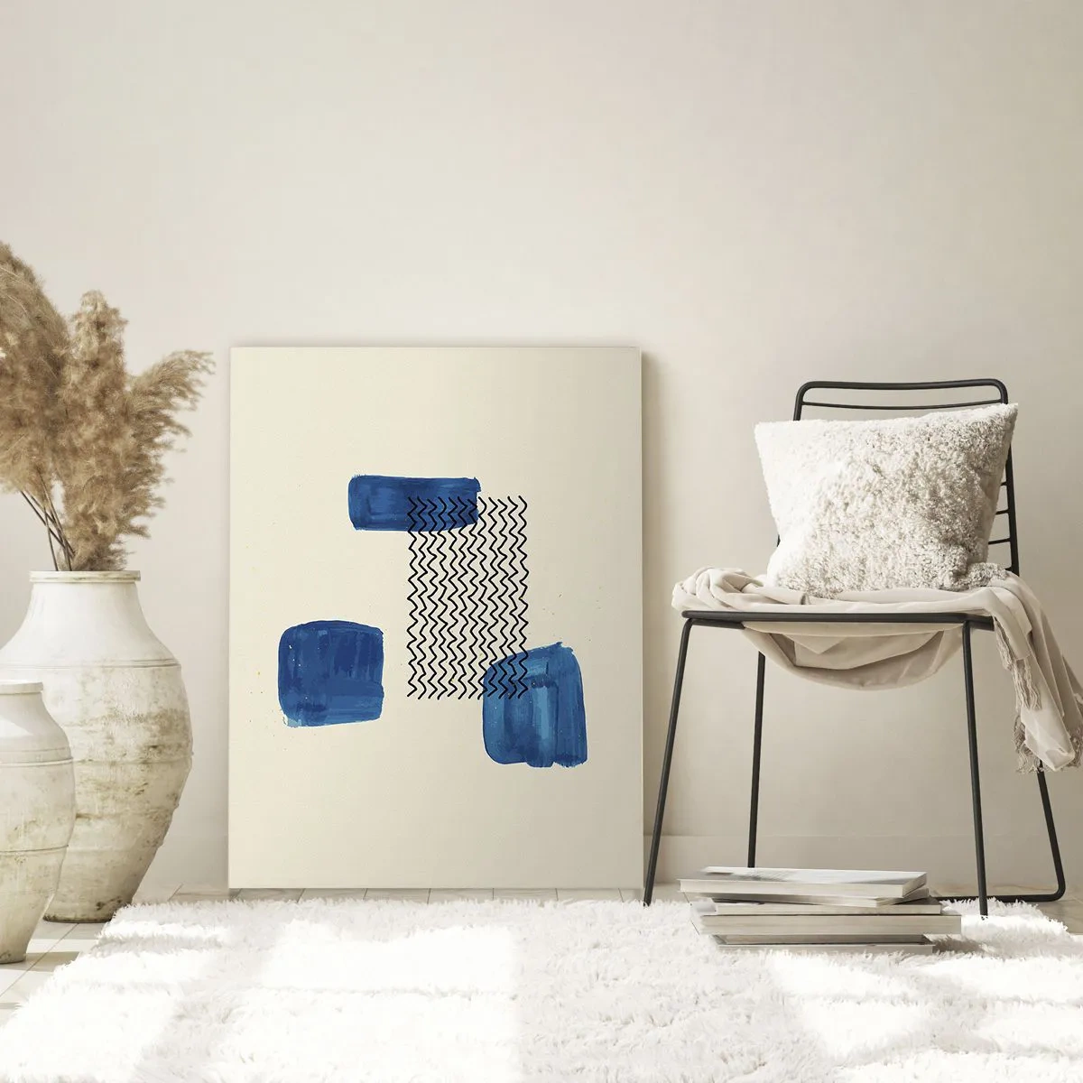 Tablou pe sticlă - Cvartet abstract - 80x120 cm