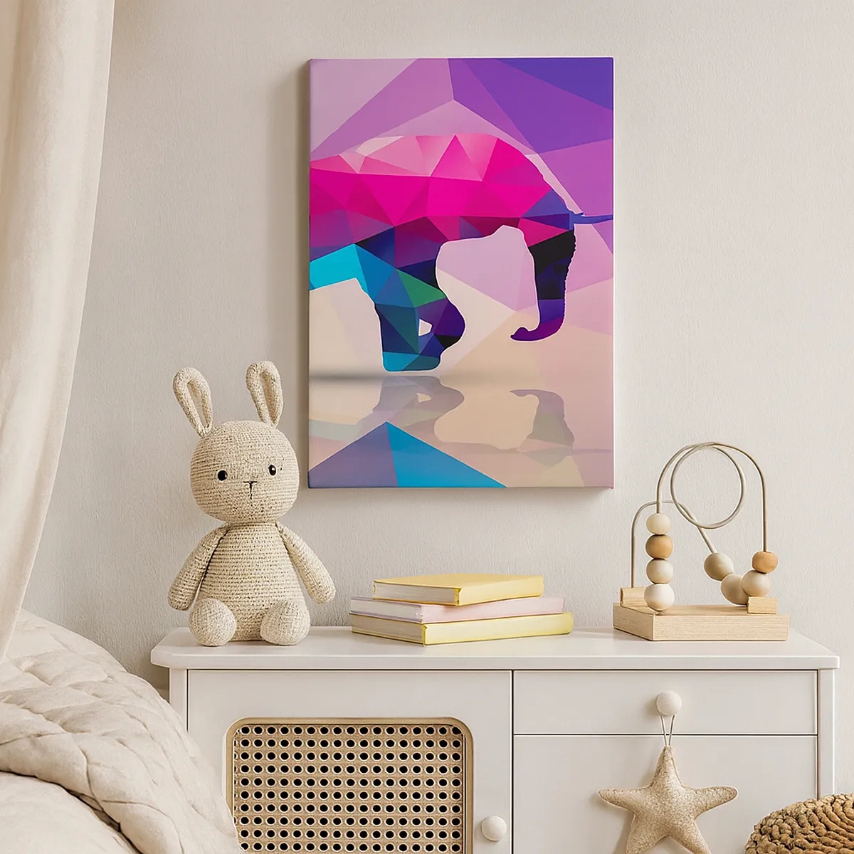 Tablou pe pânză - Dinozaur de cristal - 50x70 cm