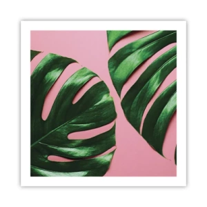 Poster - Întâlnire verde - 60x60 cm