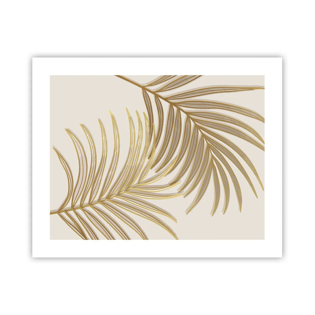 Poster - Palmier de aur! - 50x40 cm