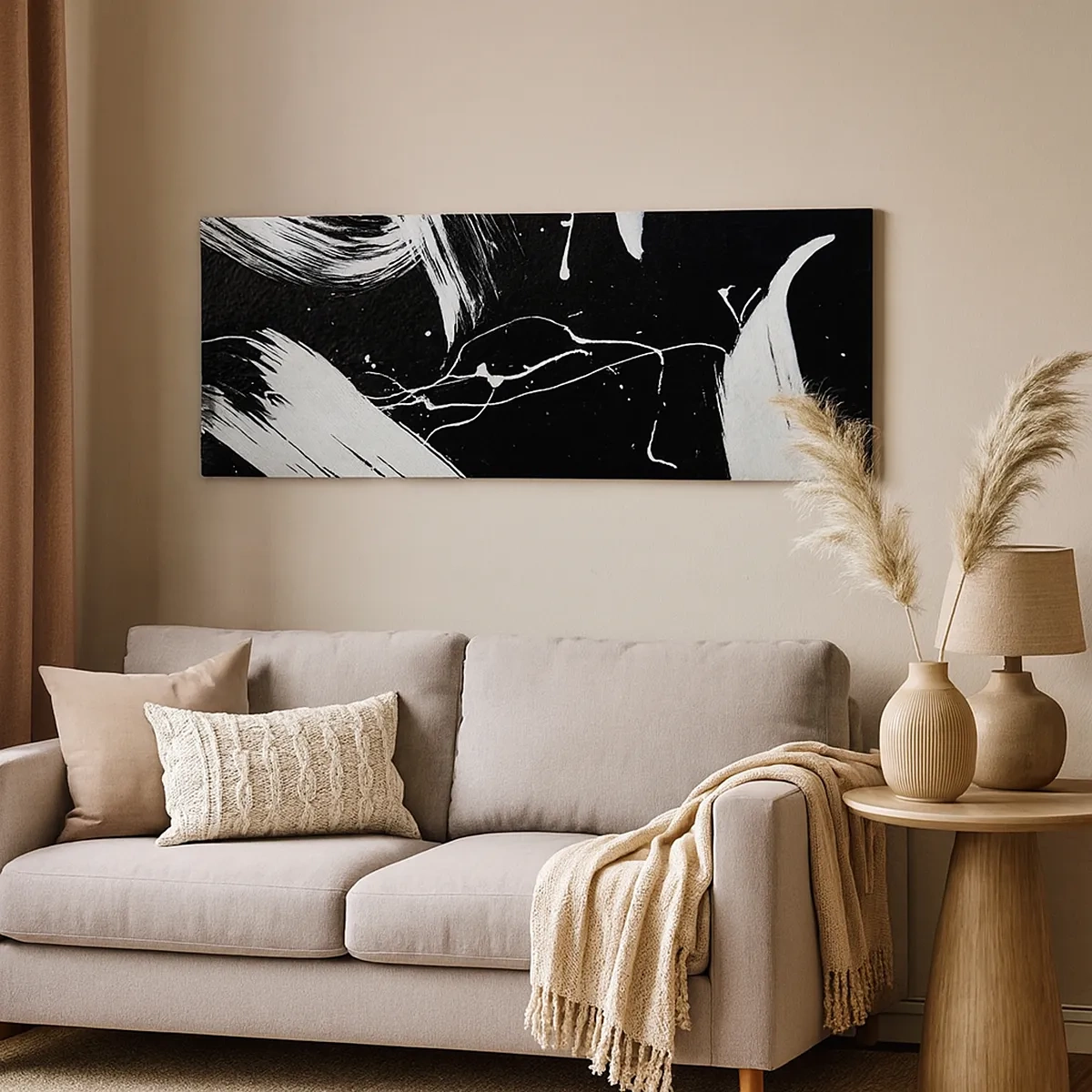 Tablou pe pânză - Abisul întunericului - 30x30 cm