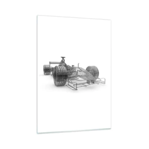 Tablou pe sticlă - Designul ideal - ideea de impuls - 50x70 cm