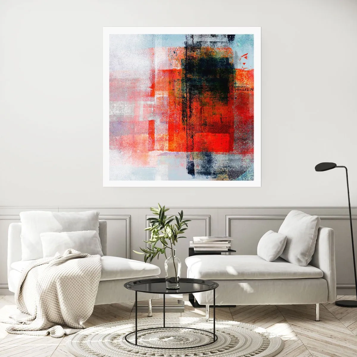 Poster - Compoziție înfocată - 40x40 cm