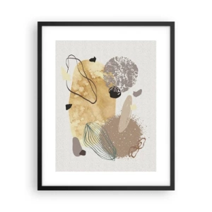 Poster în ramă neagră - Fluiditatea aplicată - 40x50 cm