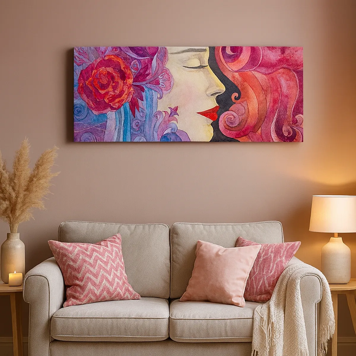 Tablou pe pânză - Secesiunea mai trăiește - 30x30 cm