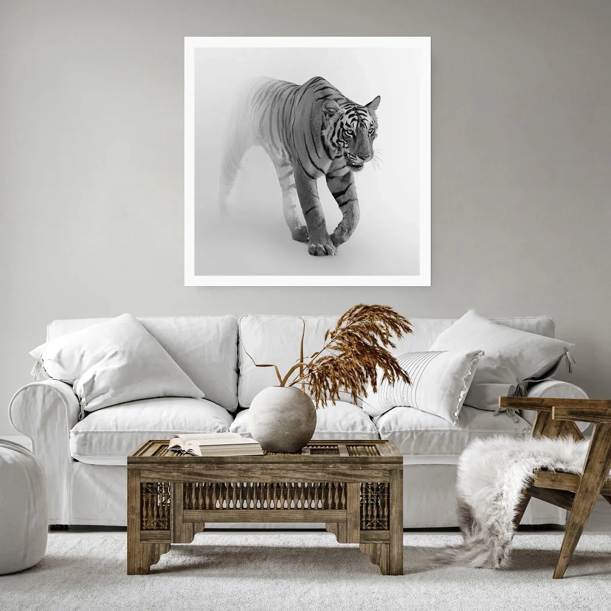 Poster - De veghe în ceață - 30x30 cm