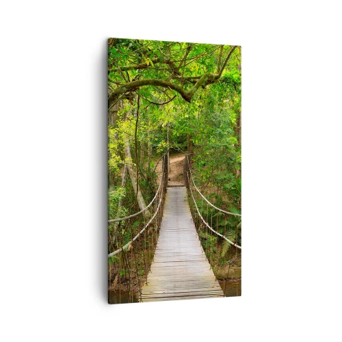 Tablou pe pânză - Pentru că în grădină crește o liană - 45x80 cm
