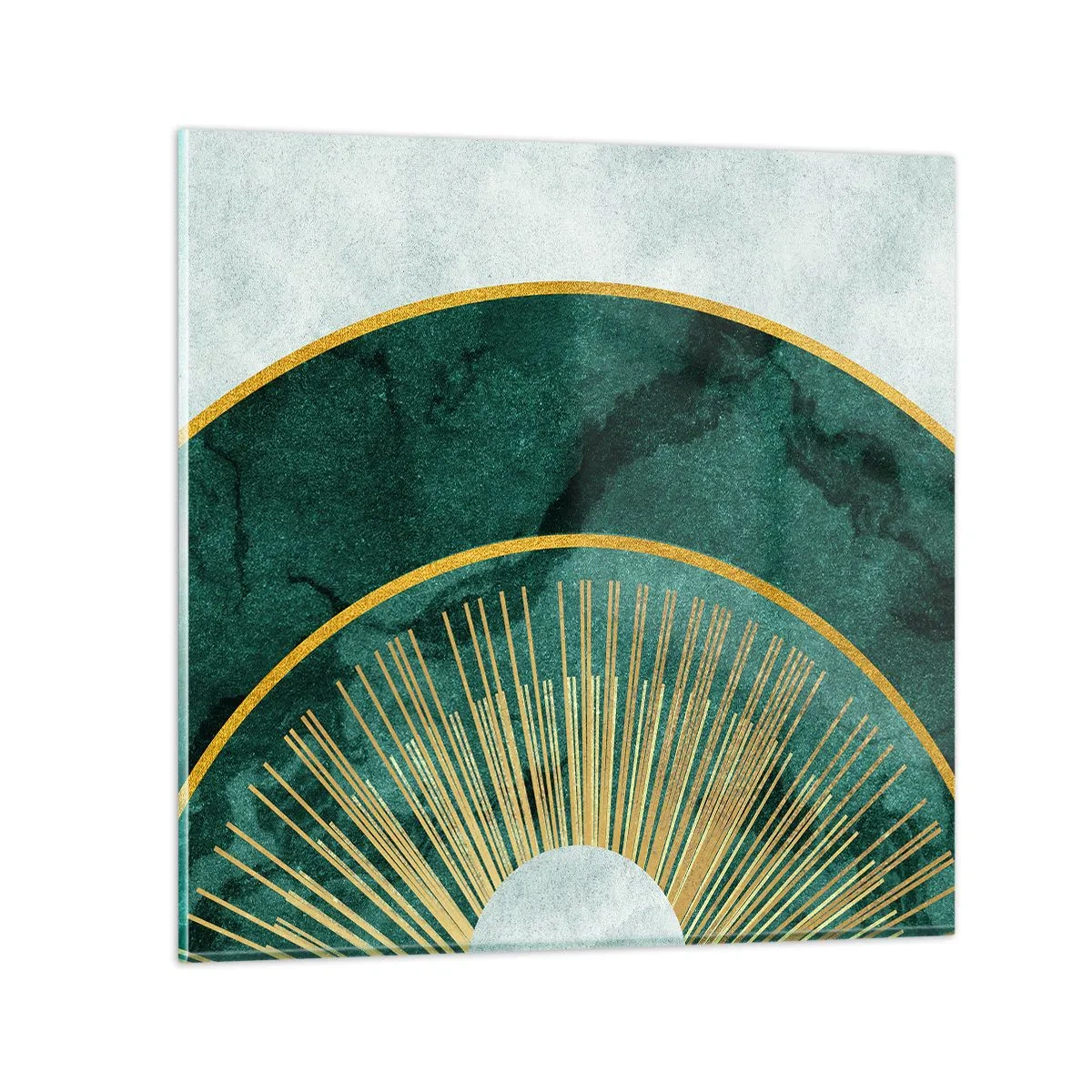 Tablou pe sticlă - Un alt sistem solar - 50x50 cm