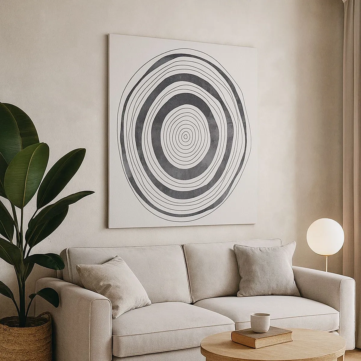 Tablou pe pânză - Centrul cel mai important - 30x30 cm