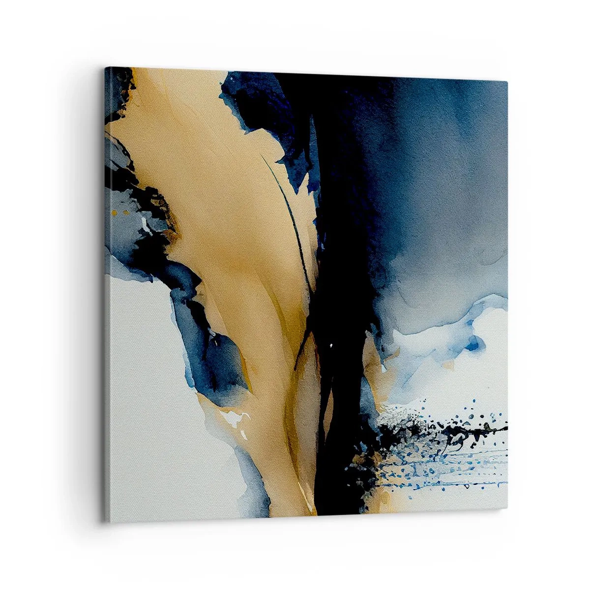 Tablou pe pânză - În spatele cortinei - 60x60 cm