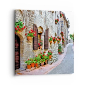 Tablou pe pânză - Oraș italian de vis - 30x30 cm