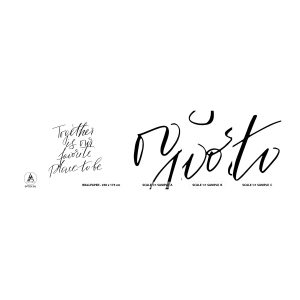 Mostră de Tapet Standard Eco - O simți și tu? - Tipografie, Afirmare, Maxim - 100x30 cm