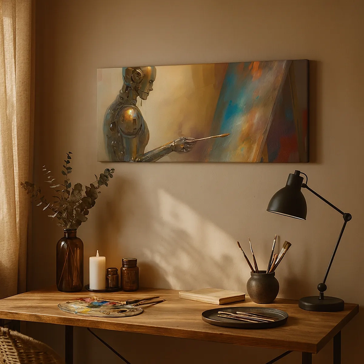 Tablou pe pânză - Arta viitorului - 30x30 cm