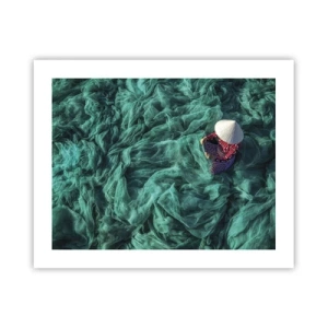 Poster - Într-o mare de rețea - 50x40 cm