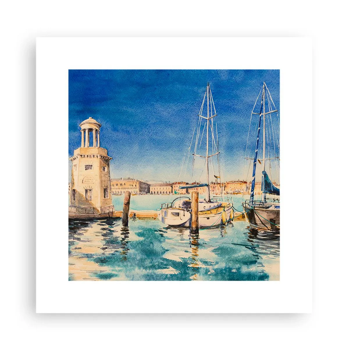 Poster - Laguna însorită - 30x30 cm