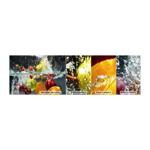 Mostră tapet autocolant Deluxe Sticker - Răcoritoare cu fructe - Fructe, Apă, Bucătărie - 100x30 cm
