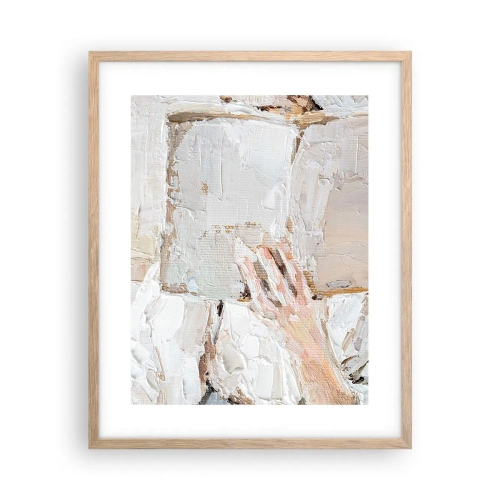 Poster în ramă de stejar deschis - Într-o altă lume - 40x50 cm