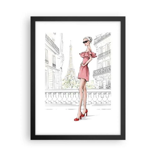 Poster în ramă neagră - Arta modei - 30x40 cm