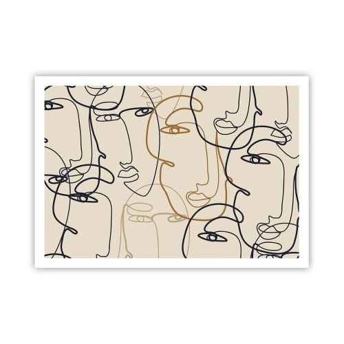 Poster - Portret multiplicat - 100x70 cm