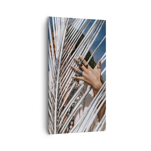 Tablou pe pânză - Prietena șamanului? - 55x100 cm