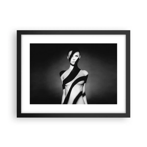 Poster în ramă neagră - La strălucire și la umbră - 40x30 cm
