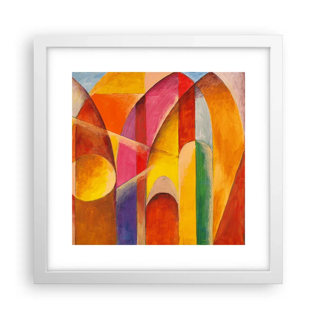 Poster în ramă albă - Catedrala Soarelui - 30x30 cm