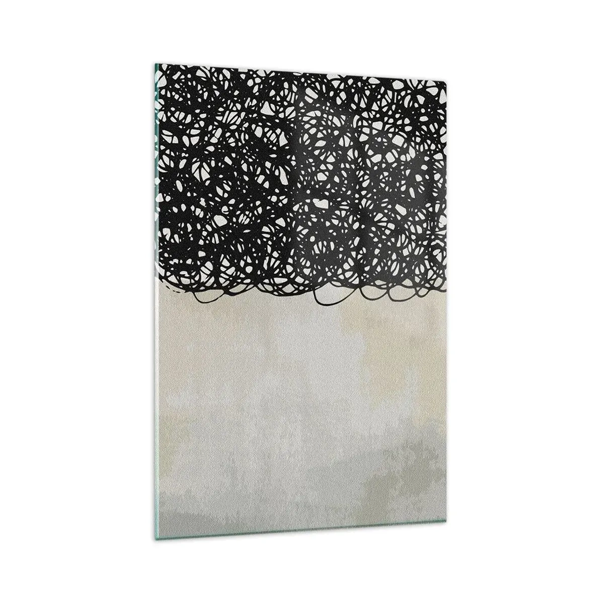 Tablou pe sticlă - Abstracție înfășurată - 80x120 cm