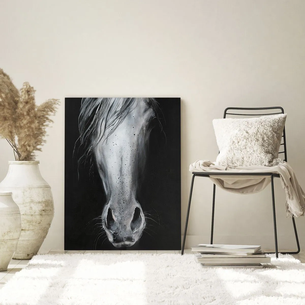 Tablou pe sticlă - O privire seducătoare - 50x70 cm