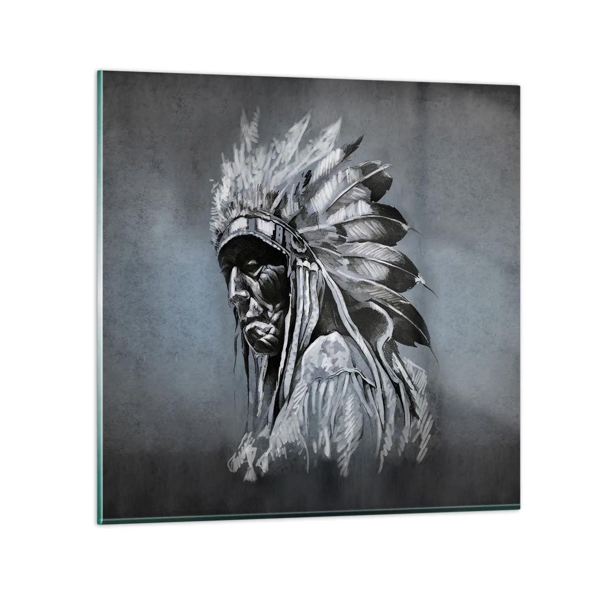 Tablou pe sticlă - Înapoi la rădăcini - 60x60 cm