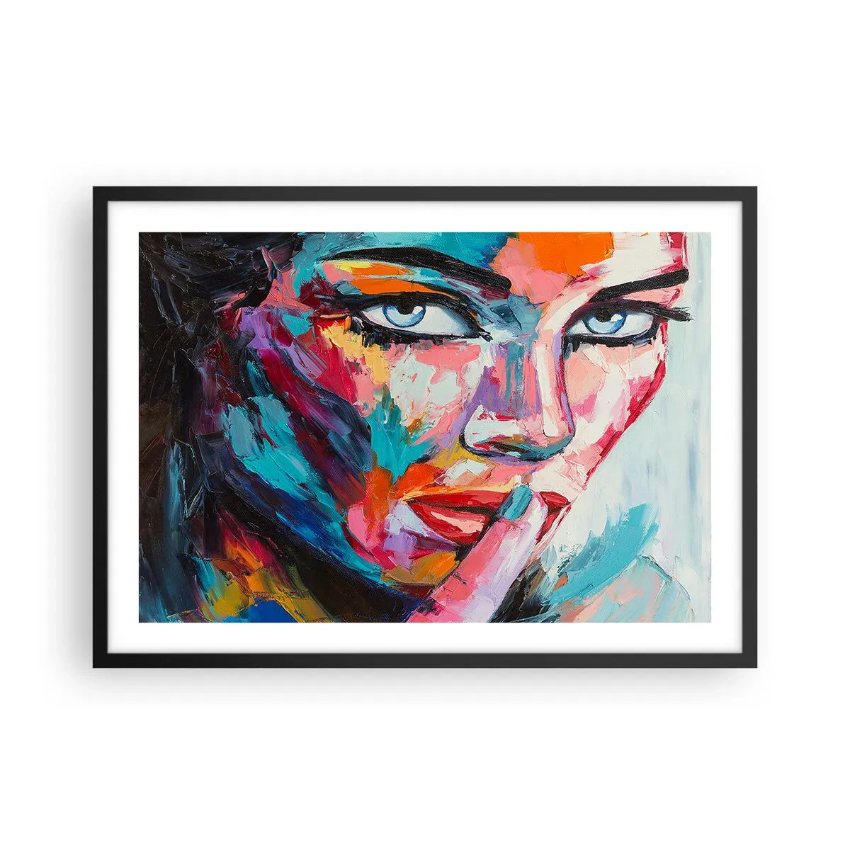 Poster în ramă neagră - Primul nostru secret - 70x50 cm
