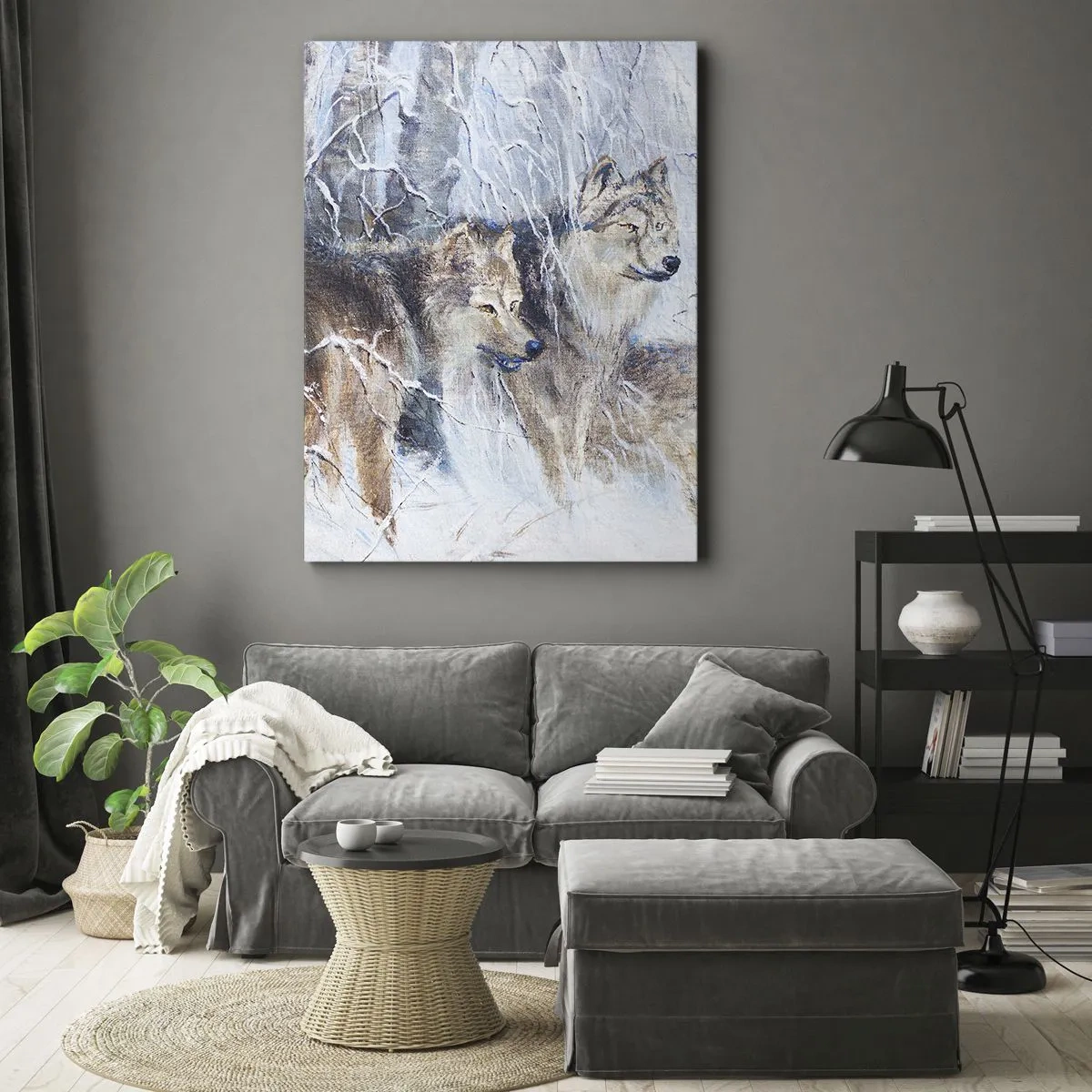 Tablou pe pânză - Atenție! Vine... - 45x80 cm