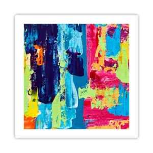 Poster - Viața este frumoasă! - 50x50 cm