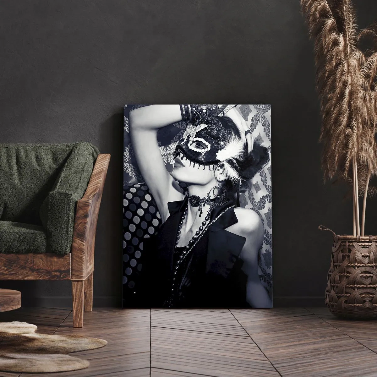 Tablou pe pânză - Decorațiuni, ornamente, modele... - 55x100 cm