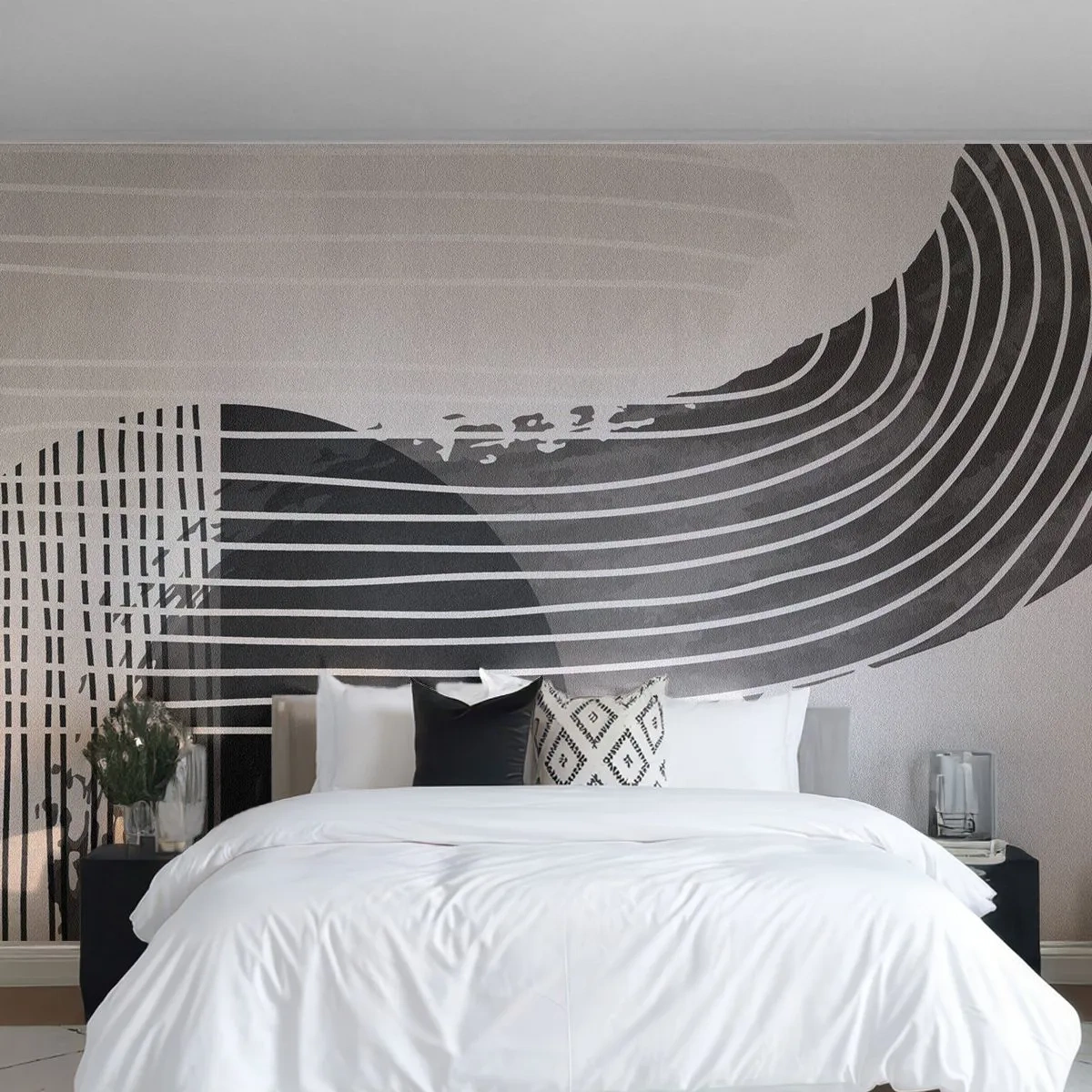 Tapet Standard Eco - Până acolo și înapoi - Minimalism, Abstracția, Bucată - 350x256 cm