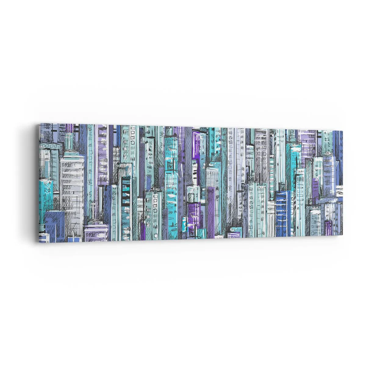 Tablou pe pânză - Albastru din cer - 90x30 cm