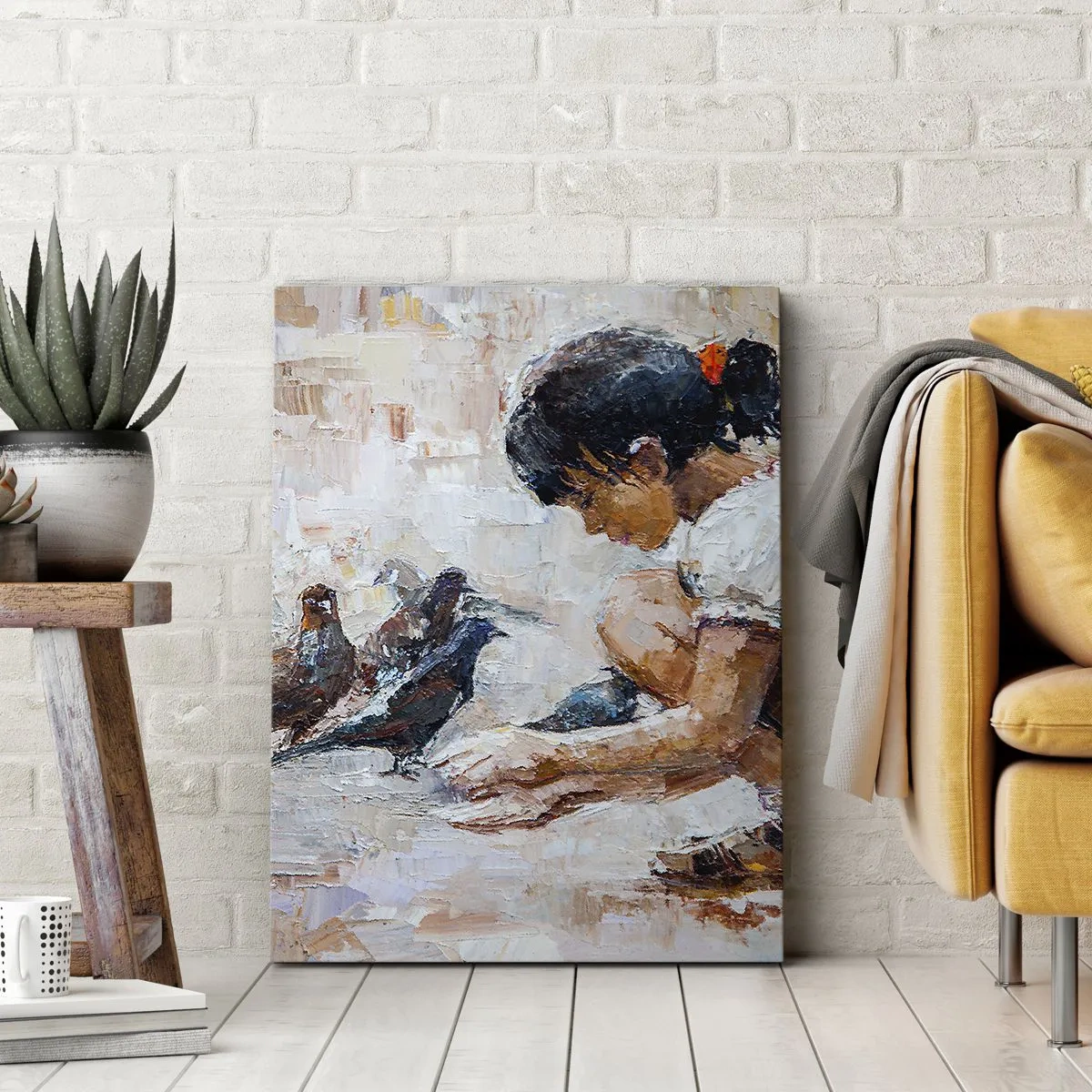 Tablou pe pânză - Cei mici și cei mai cuminți - 65x120 cm