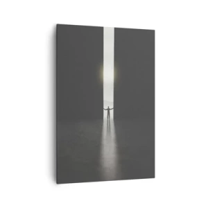 Tablou pe pânză - Un pas spre un viitor luminos - 70x100 cm