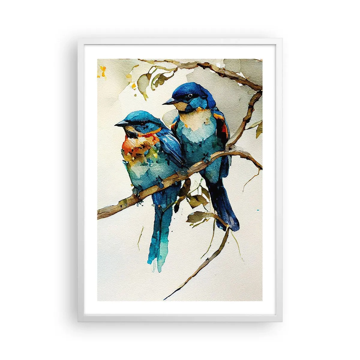 Poster în ramă albă - Se simte jignit? - 50x70 cm