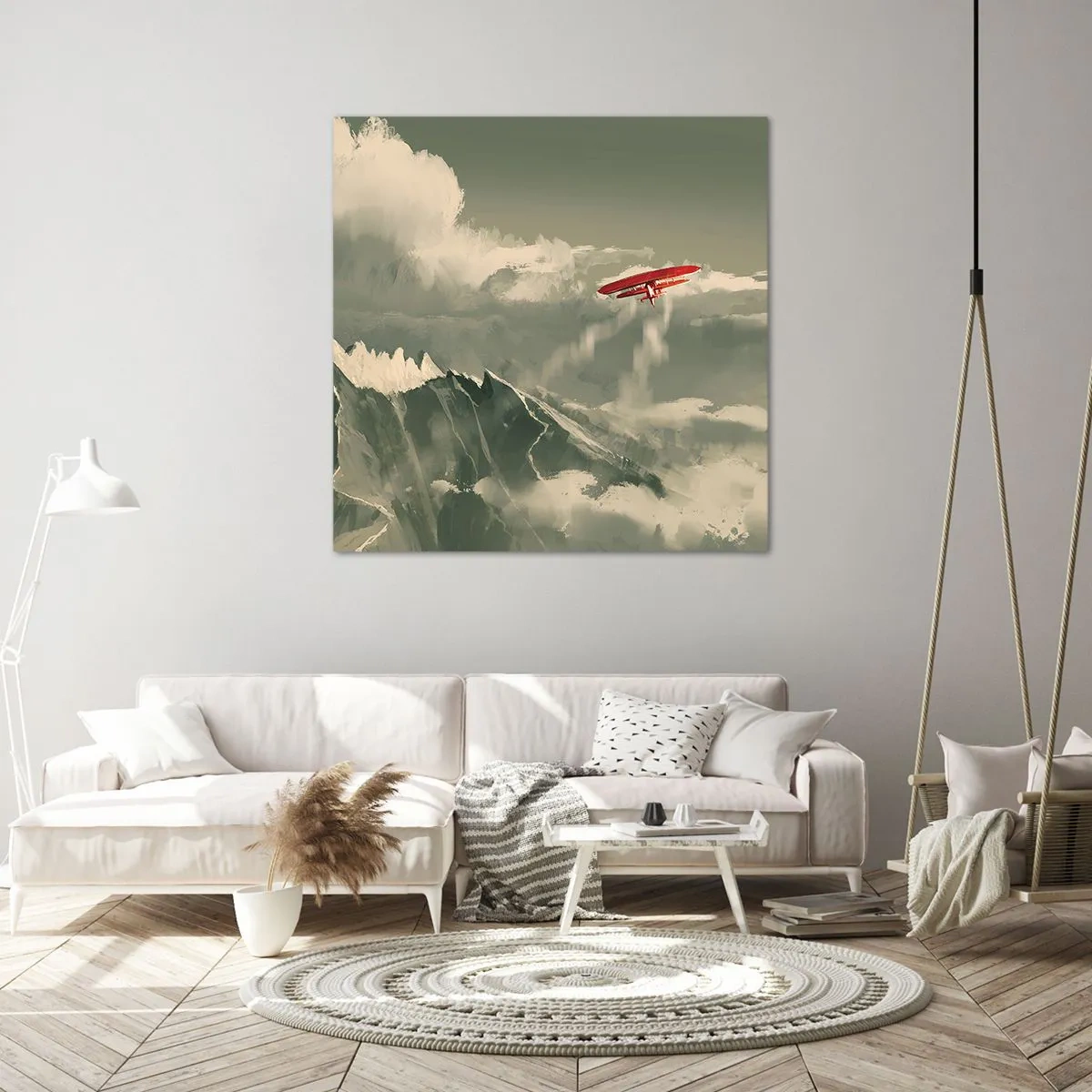 Tablou pe pânză - Un pionier neînfricat - 60x60 cm