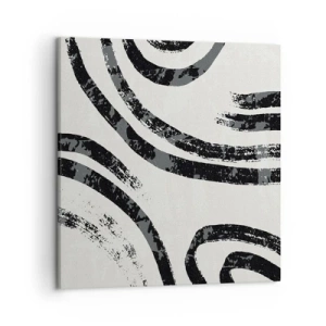 Tablou pe pânză - Pe jumătate oprit - 50x50 cm