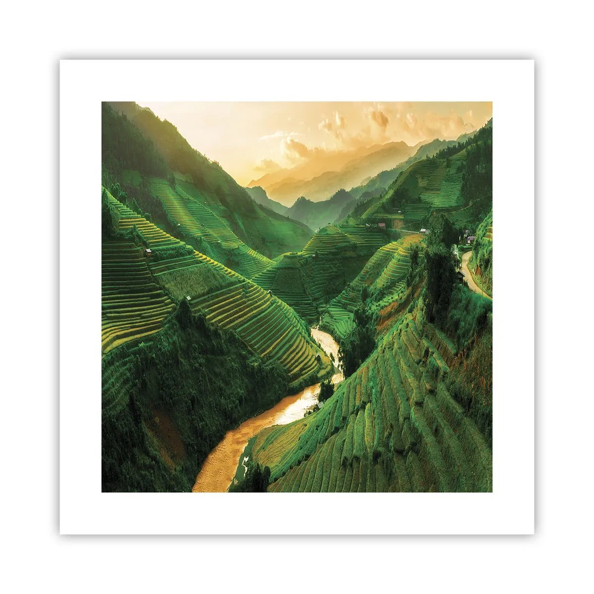 Poster - Valea vietnameză - 40x40 cm