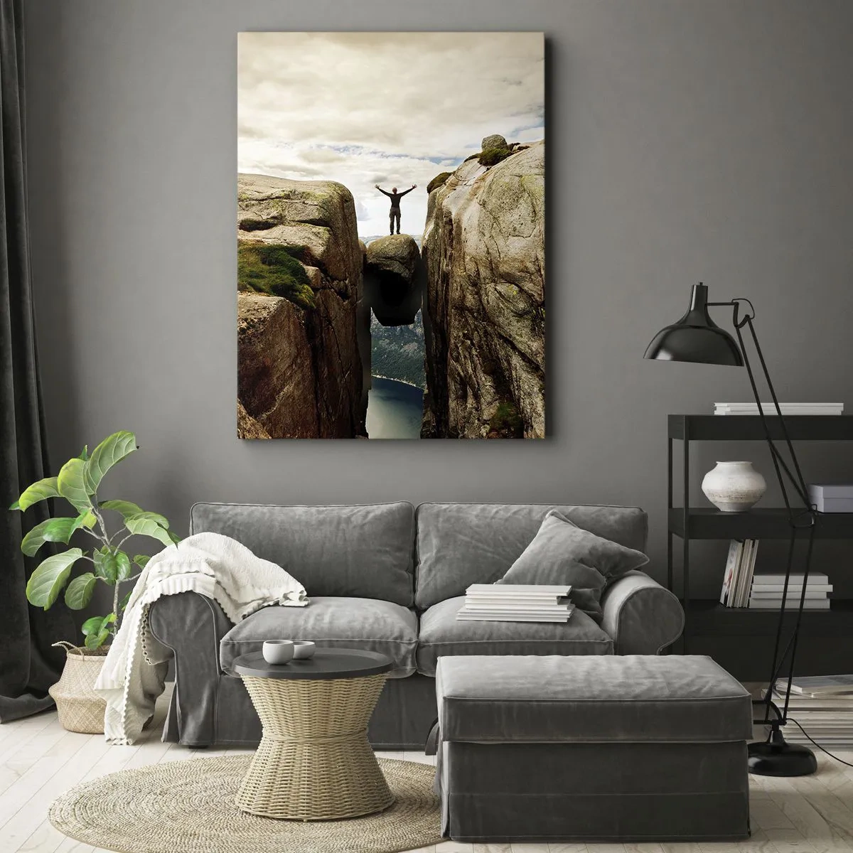 Tablou pe pânză Canvas - Cum mă simt!? - 70x100 cm