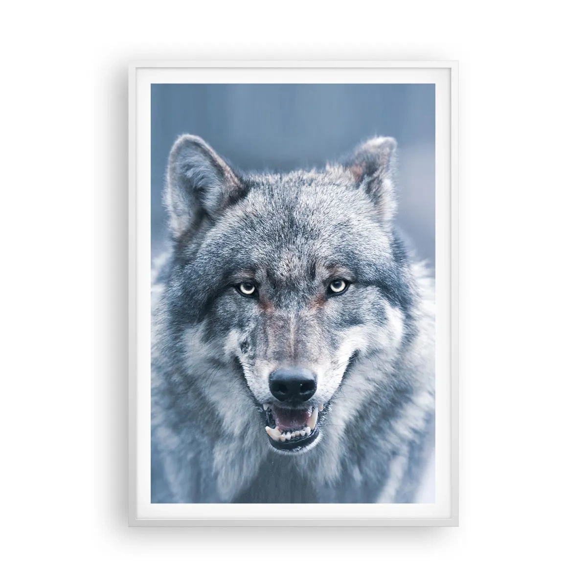 Poster în ramă albă - Accepți provocarea? - 70x100 cm