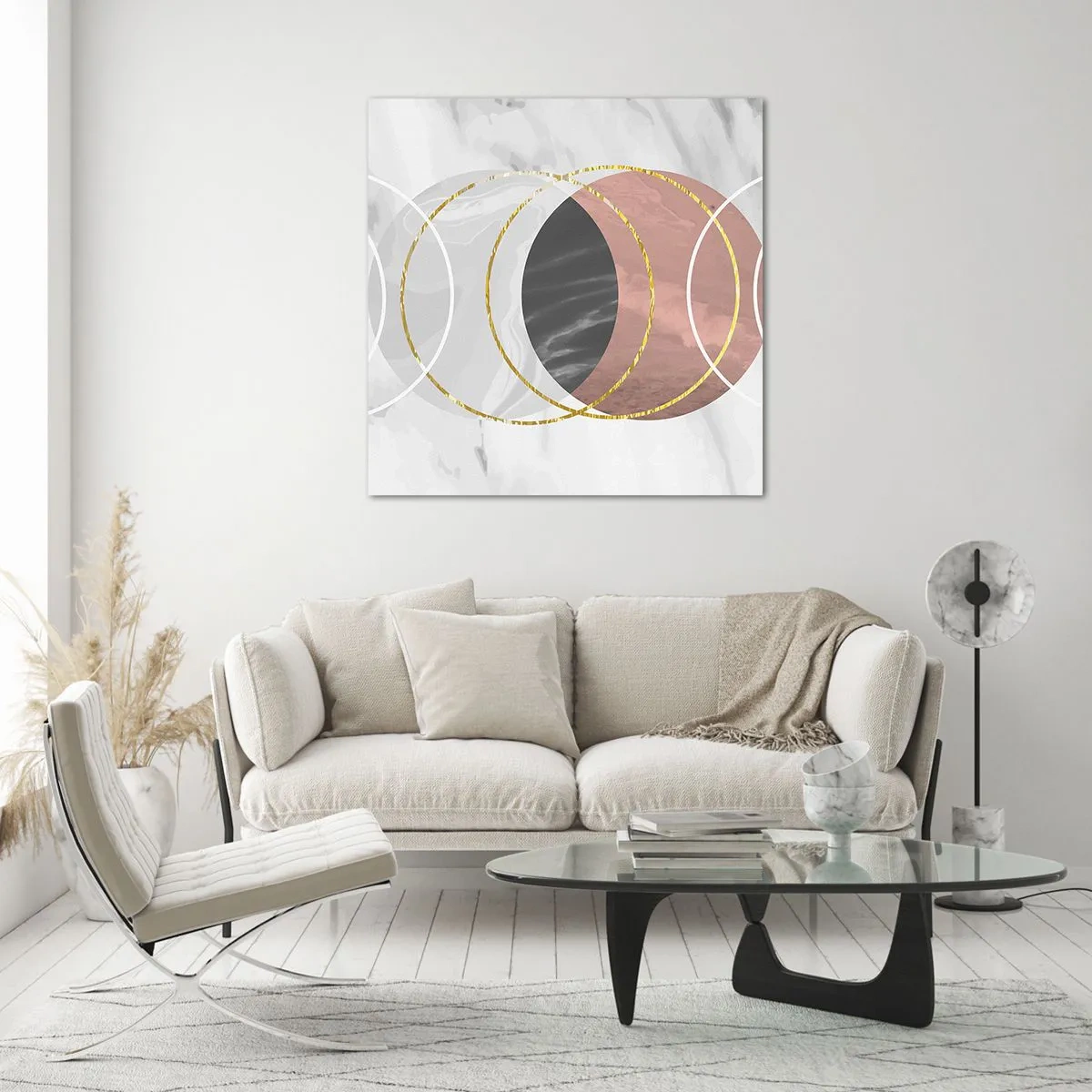 Tablou pe sticlă - Muzica sferelor - 70x70 cm